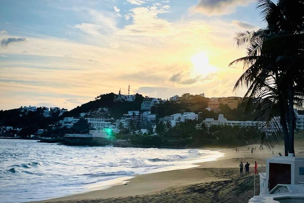 Espectacular Apto A Pie De Playa Con Vista Al Mar Manzanillo Eksteriør billede