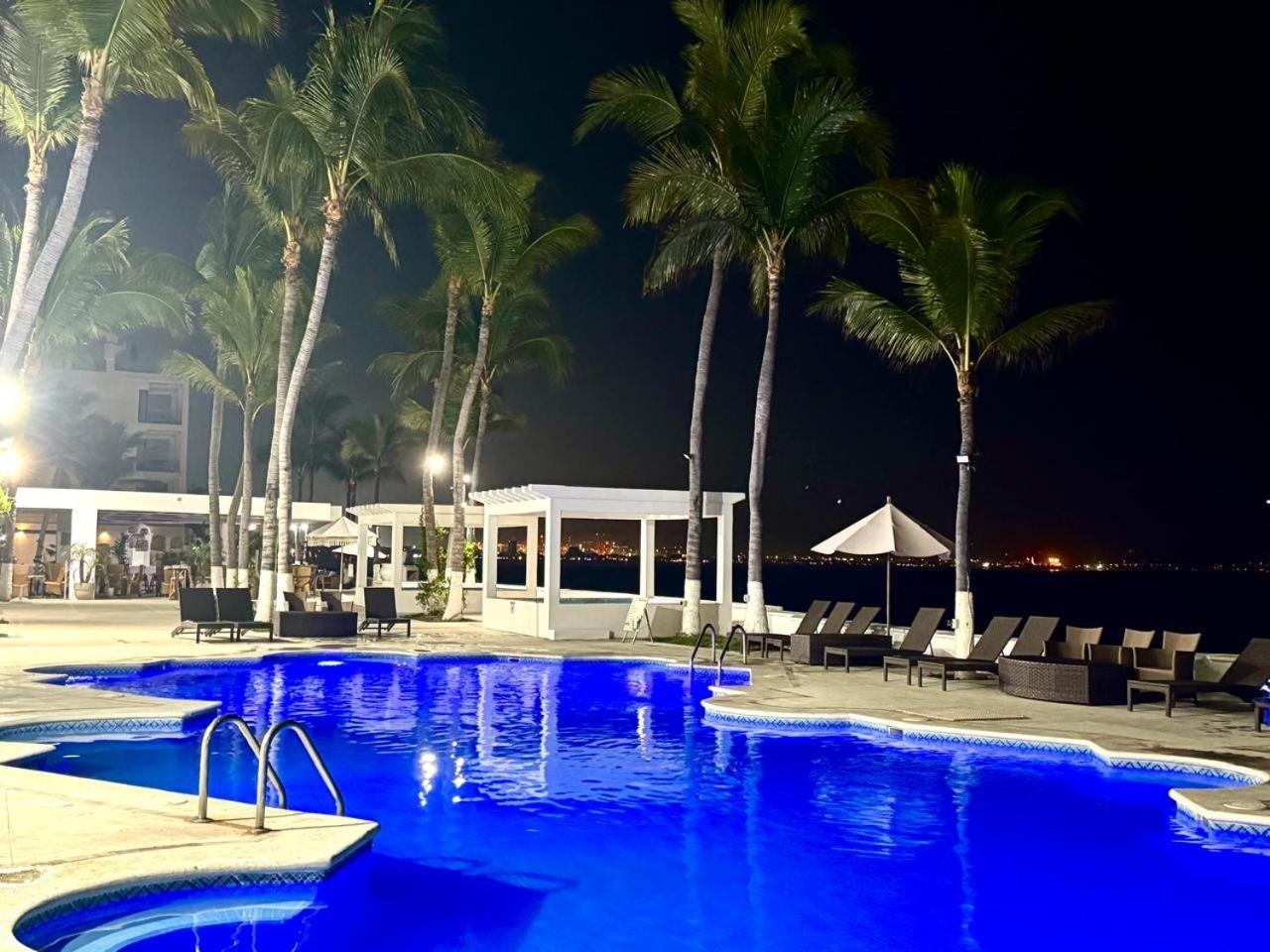 Espectacular Apto A Pie De Playa Con Vista Al Mar Manzanillo Eksteriør billede