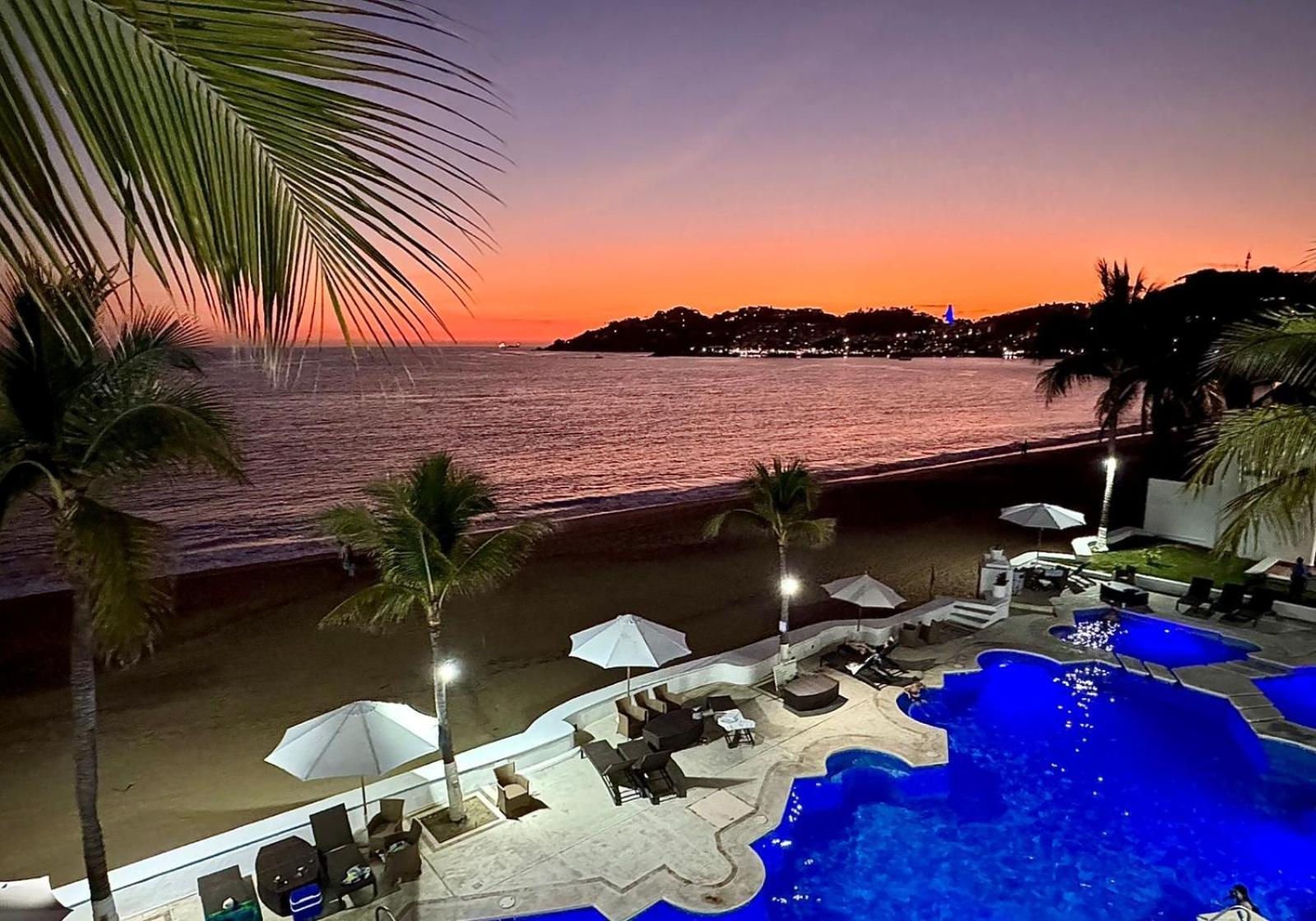 Espectacular Apto A Pie De Playa Con Vista Al Mar Manzanillo Eksteriør billede