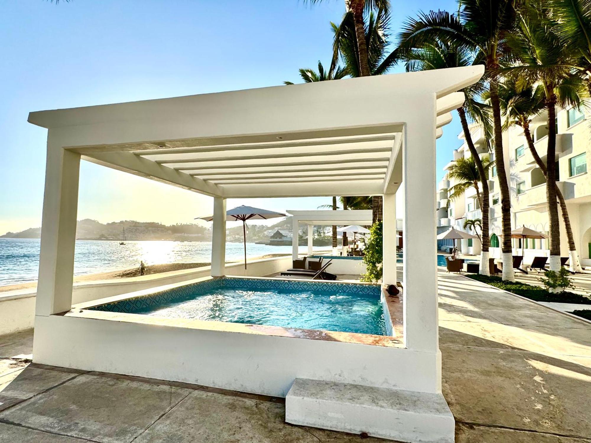 Espectacular Apto A Pie De Playa Con Vista Al Mar Manzanillo Eksteriør billede